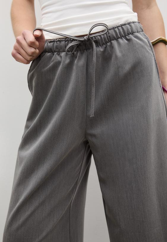 flowy long dress trousers