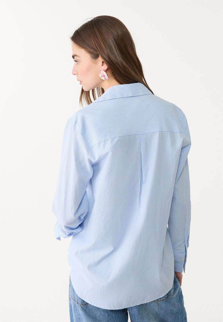 camisa popelin rayas