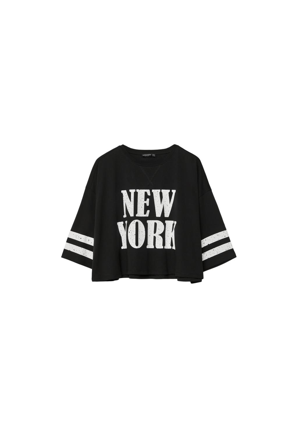 New York cropped T-shirt