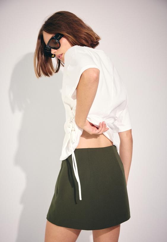 gonna pantalone con spacco laterale l04799768