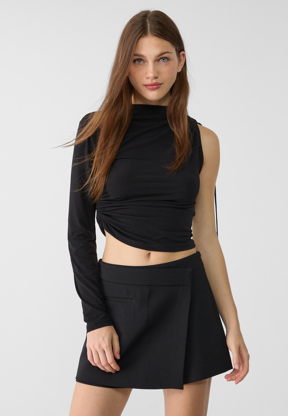 Falda Pantalón Stradivarius Mujer Pantalones Cortos Short