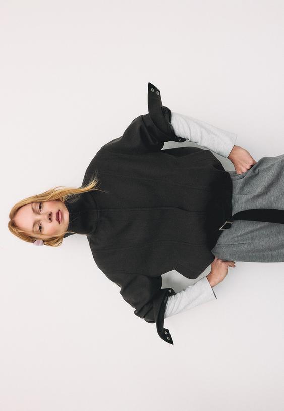 cazadora globo oversize tacto suave