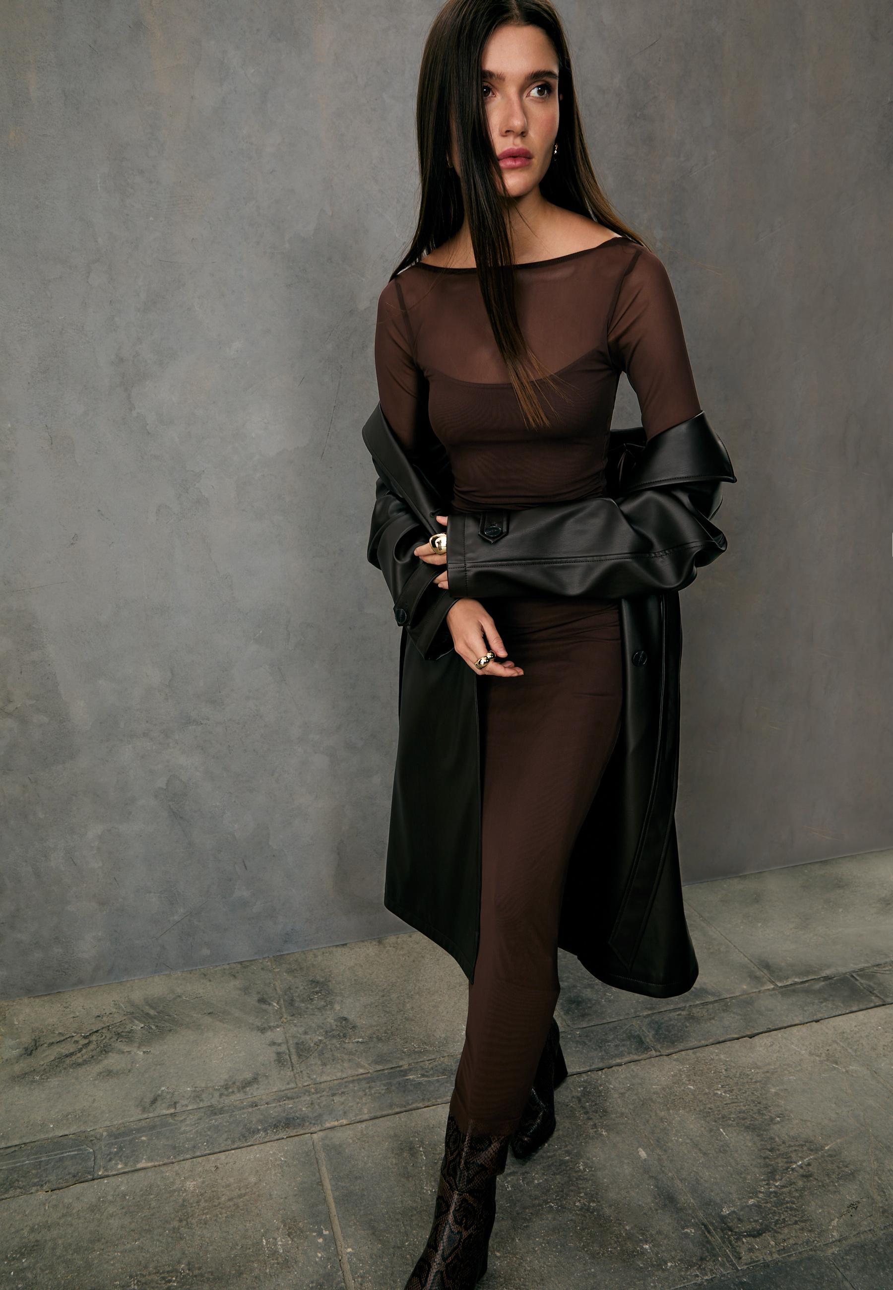 Open back midi dress