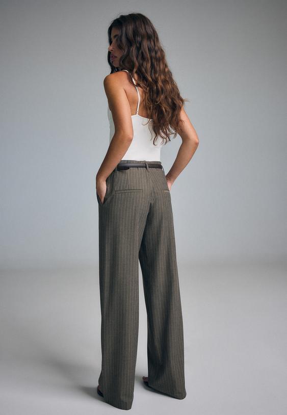 pantalon recto vestir cinturon l04020175