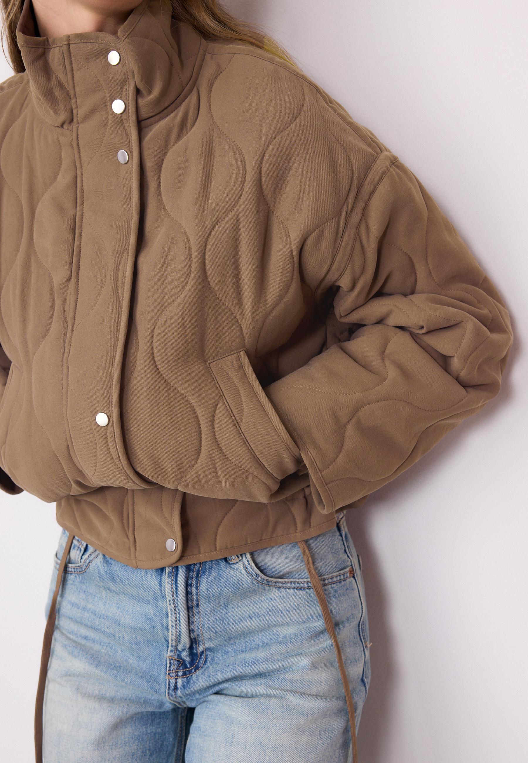 Puffer jacket — Brown
