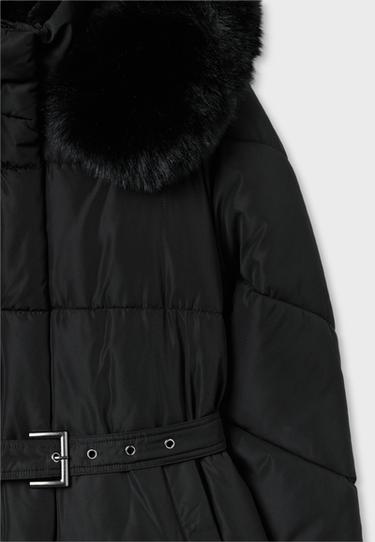 Fitted padded coat — Black 10