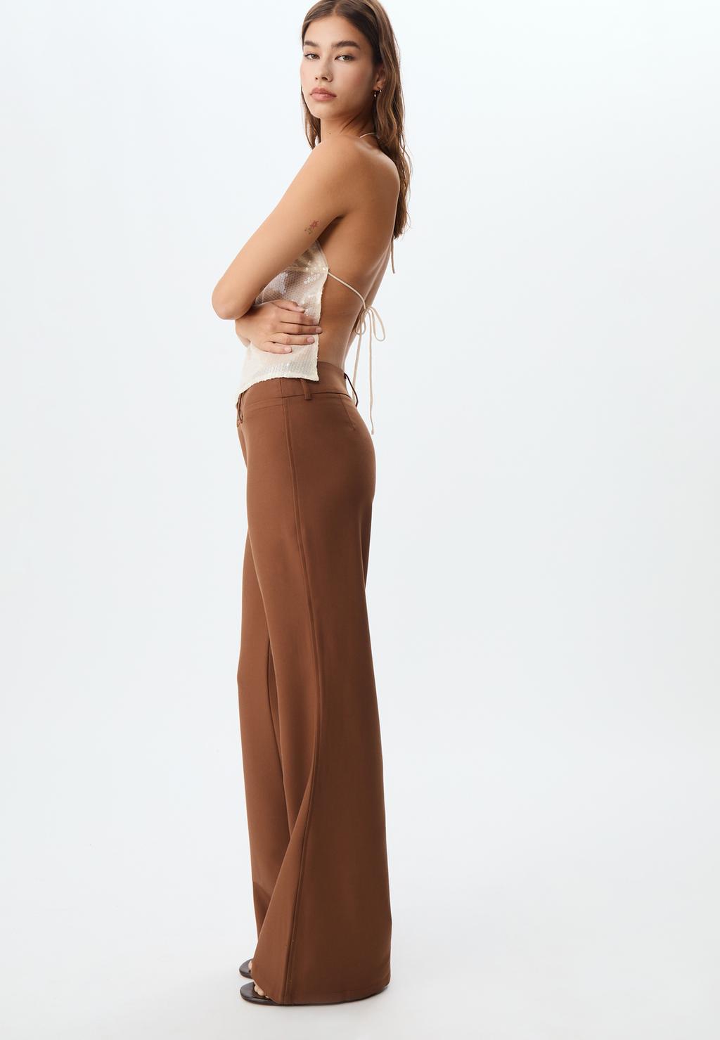 Formal bell bottom trousers