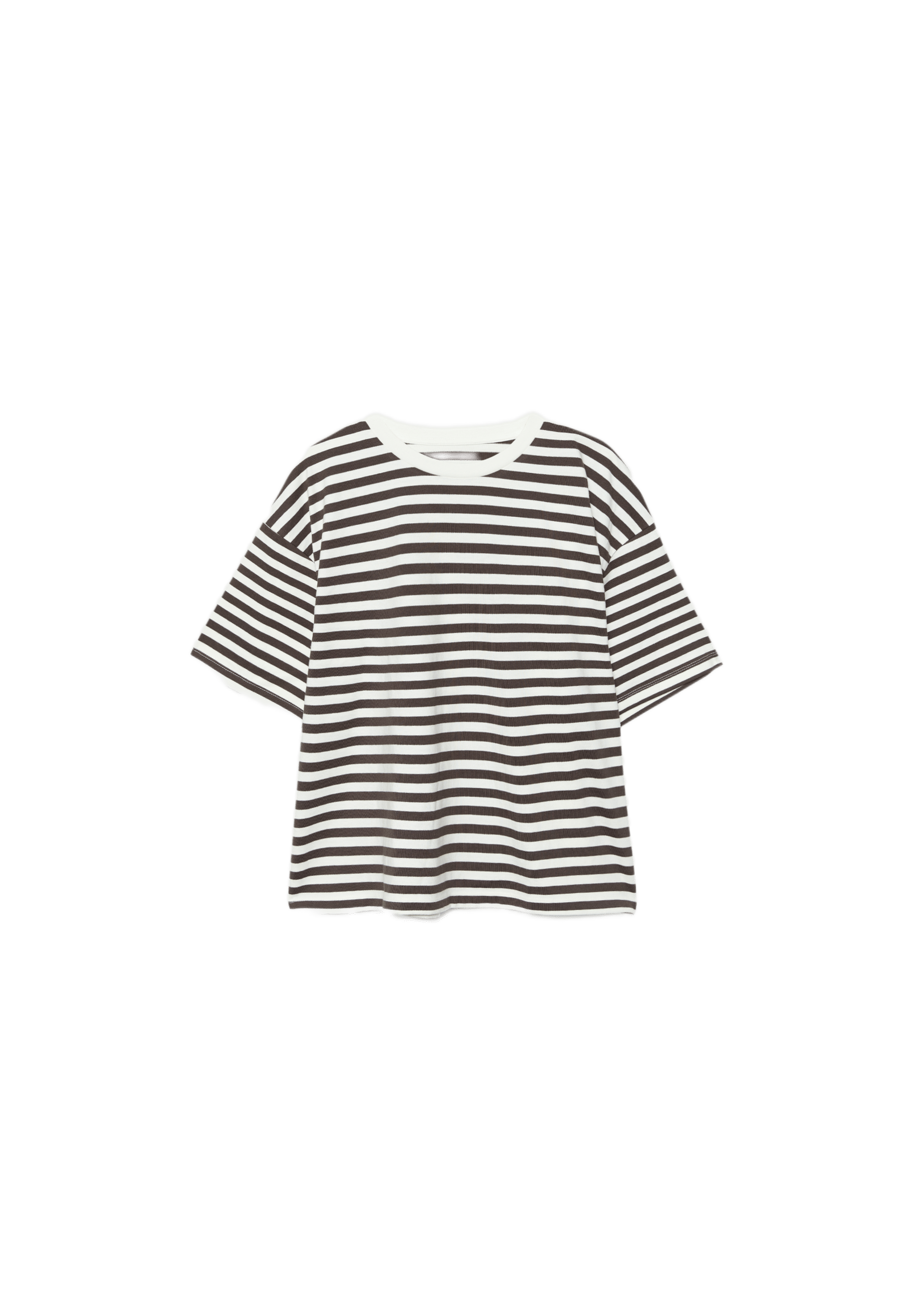 Boxy short sleeve T-shirt — Ecru