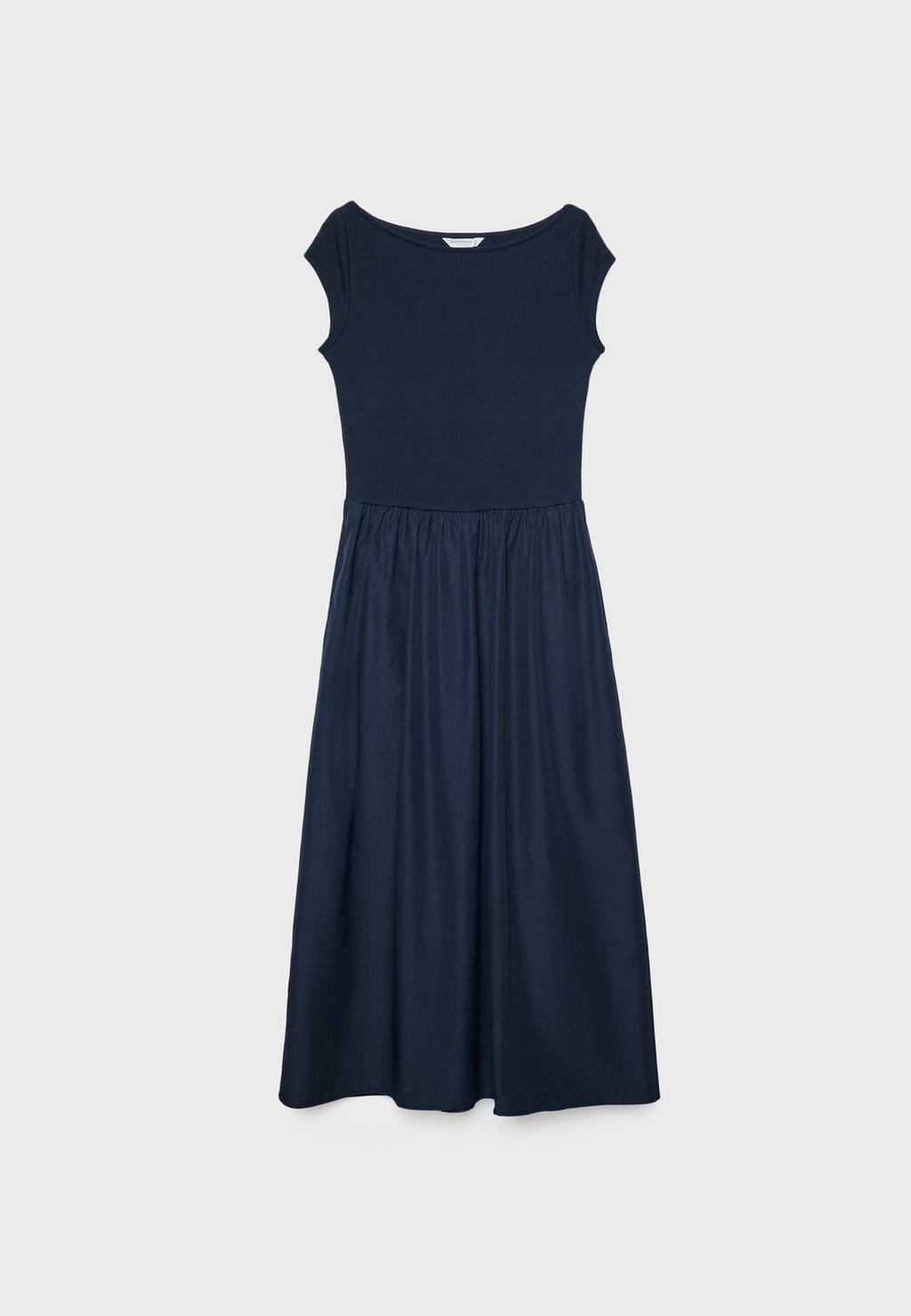 Kombiniertes Midikleid
