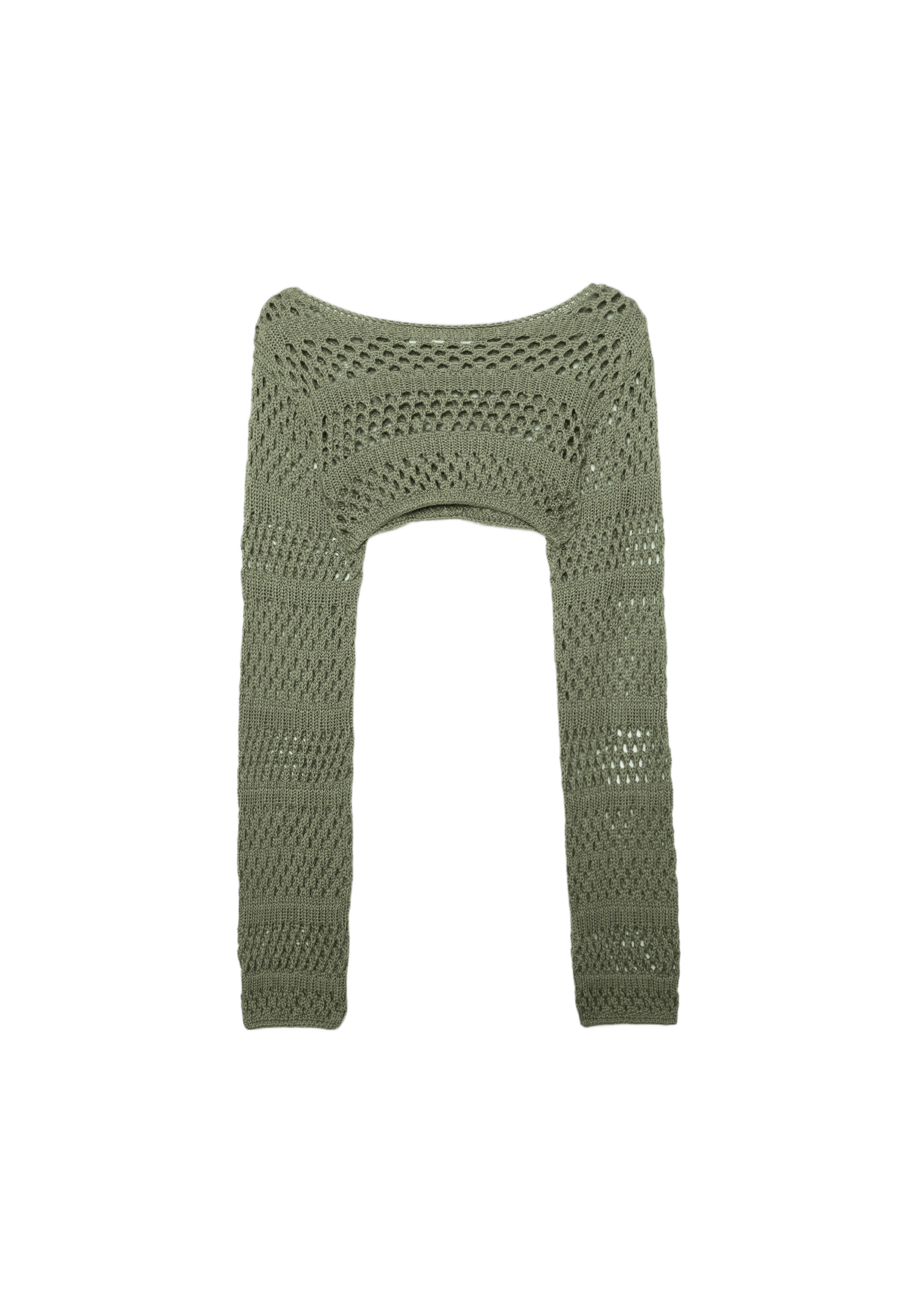 Knit bolero — Khaki