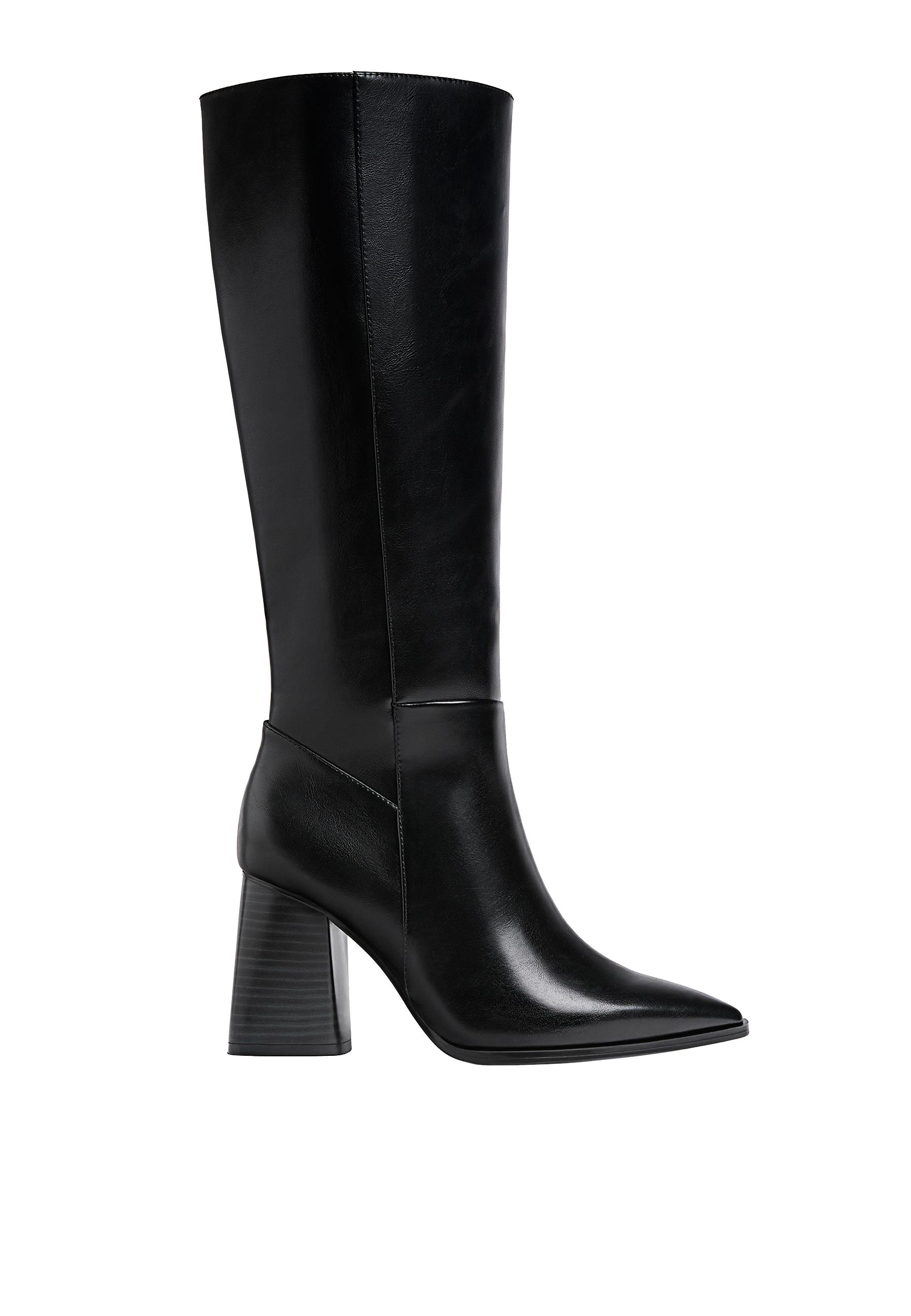 High-heeled boots — BLACK  (alternate view)