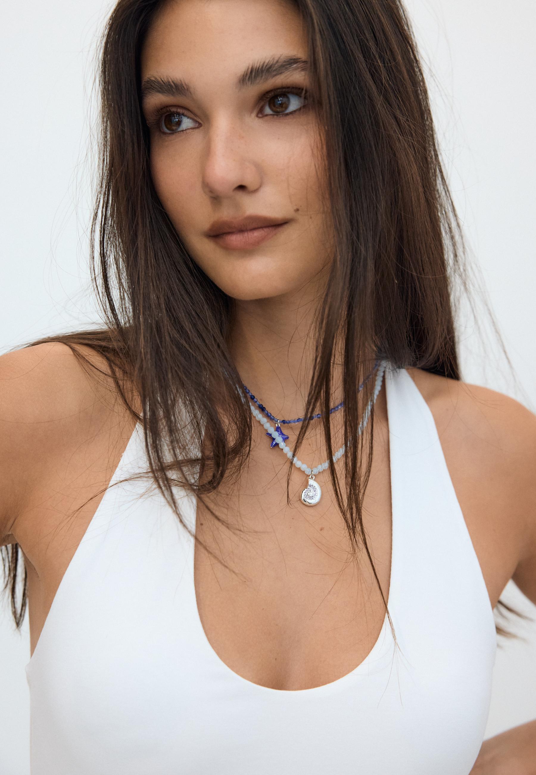 Basic halter top — White