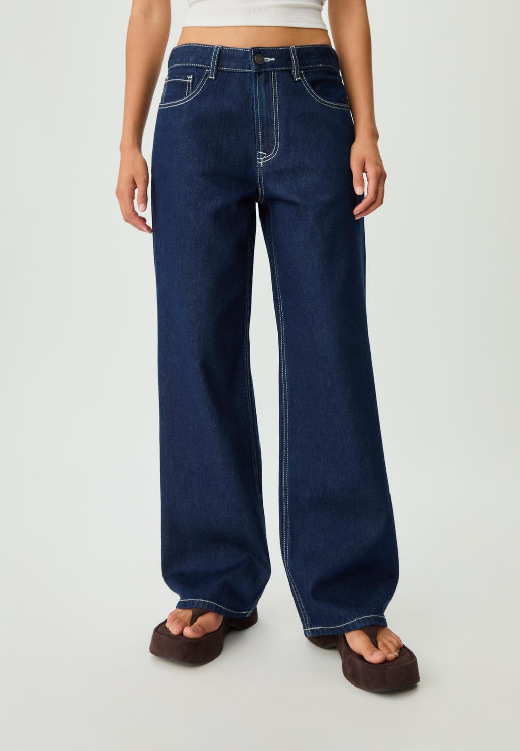 Düşük Bel Baggy Jean
