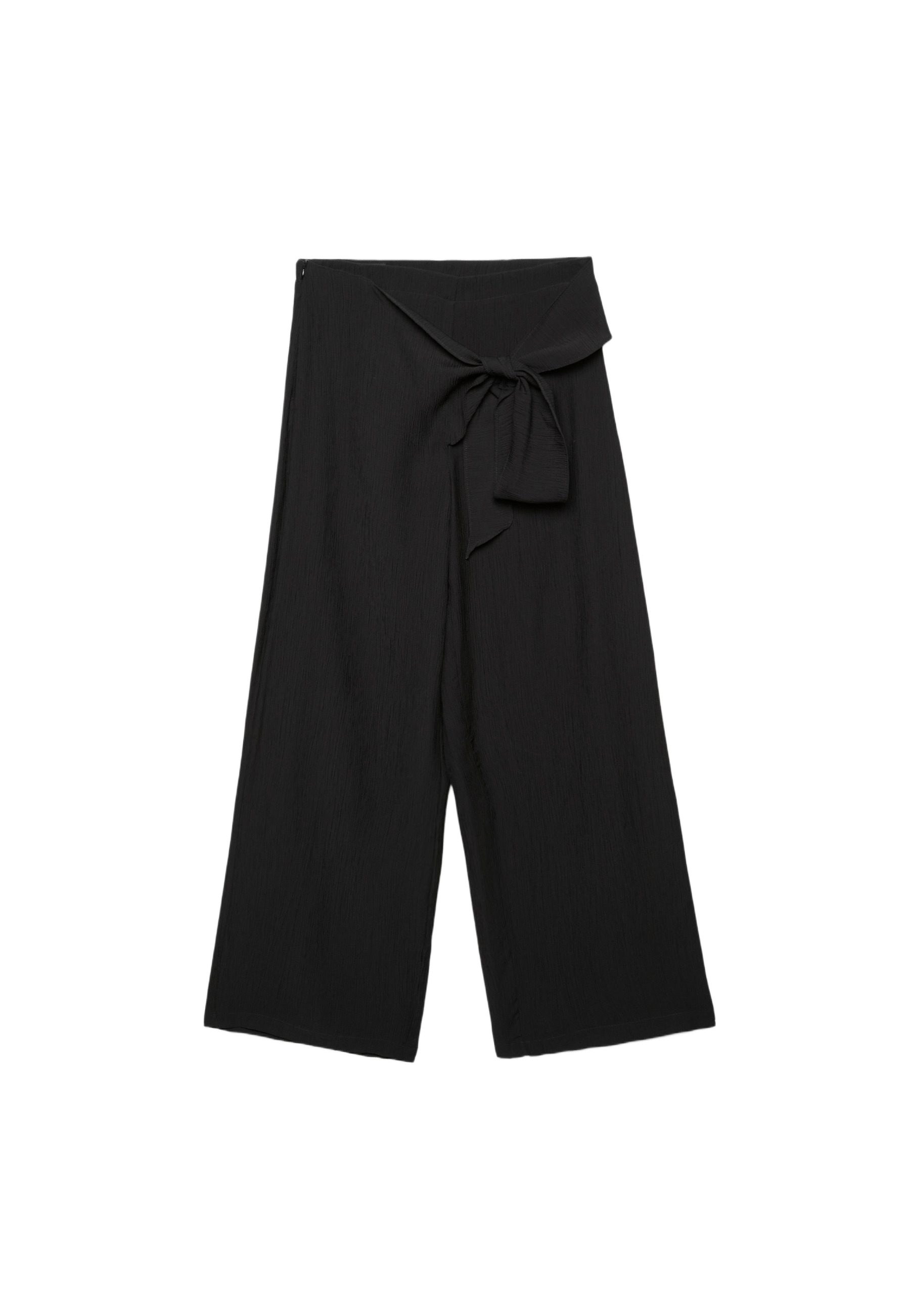 Flowing Sarong Trousers — Black