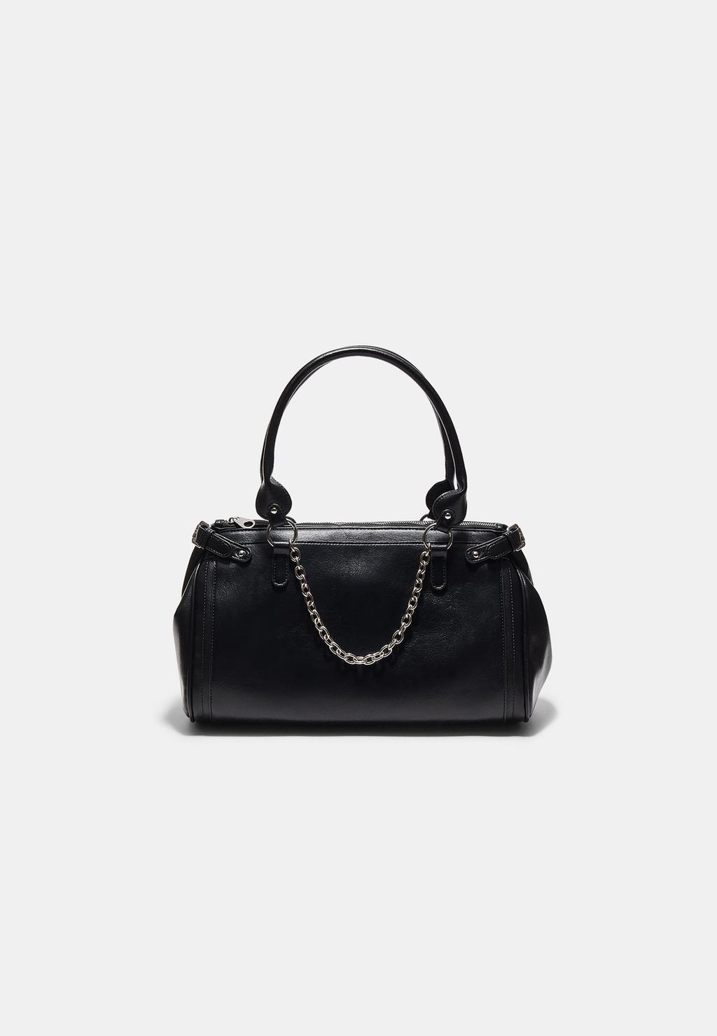 Sac porté épaule similicuir chaîne