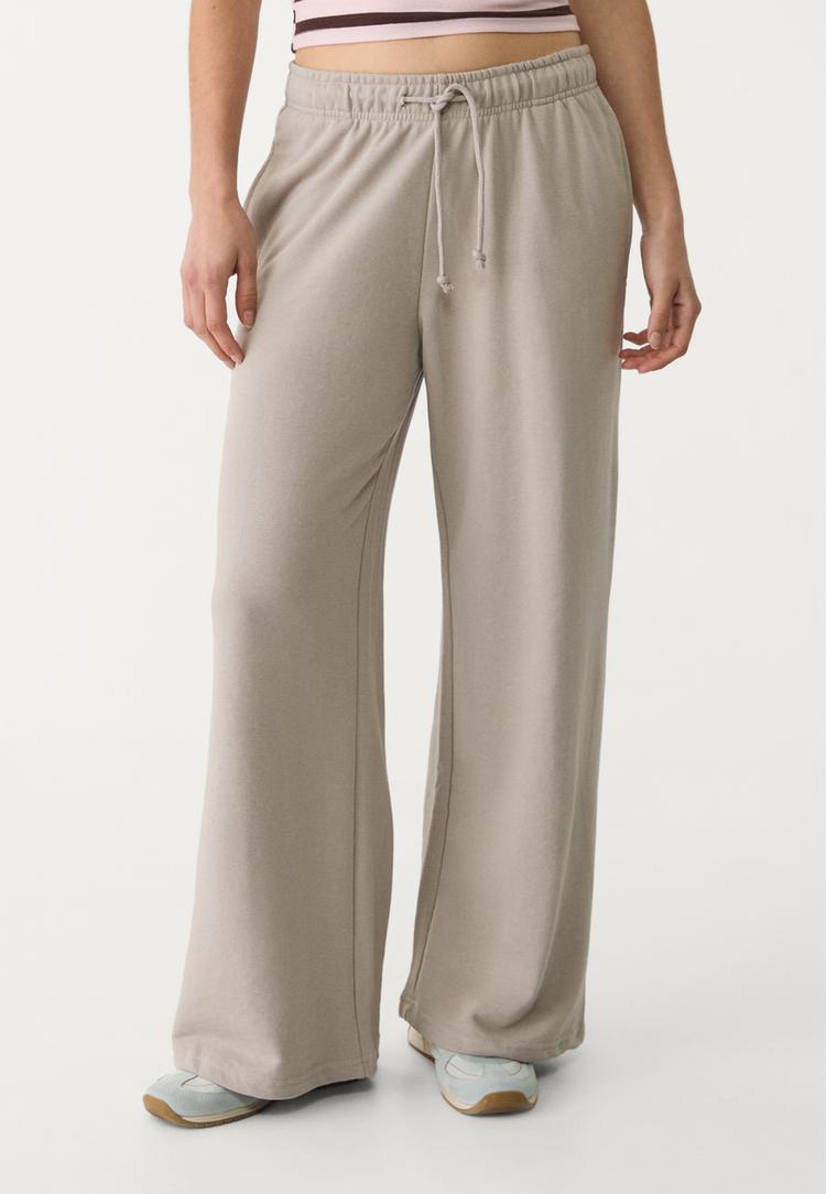 pantalon jogger wide leg