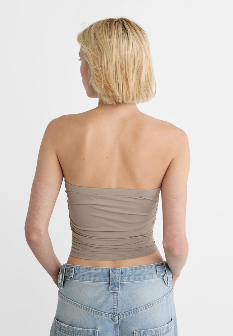 top bandeau vuelta frunces