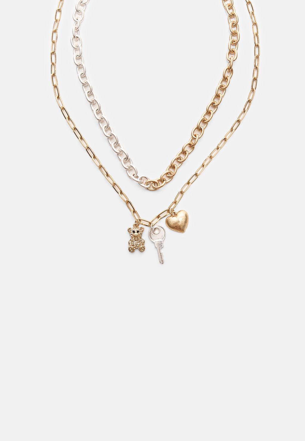 Set 2 collares mix charm