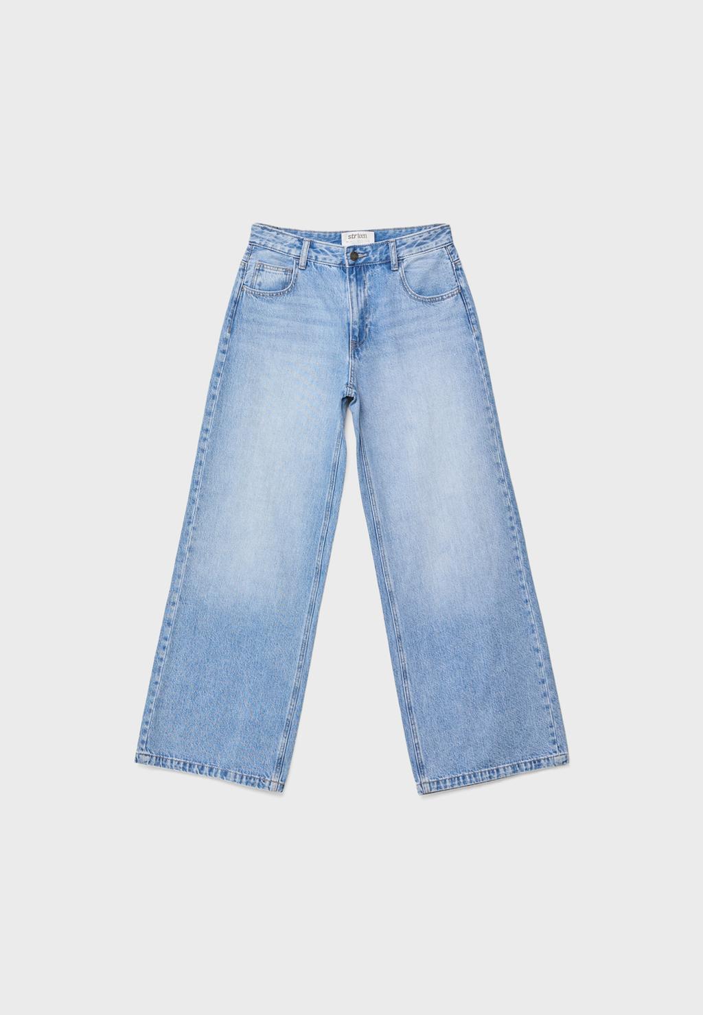 Comycom Heren Jeans Broek met wijde pijpen Star Used Washed Reloaded Comycom Heren Jeans Broek met wijde pijpen Star Used Washed Reloaded