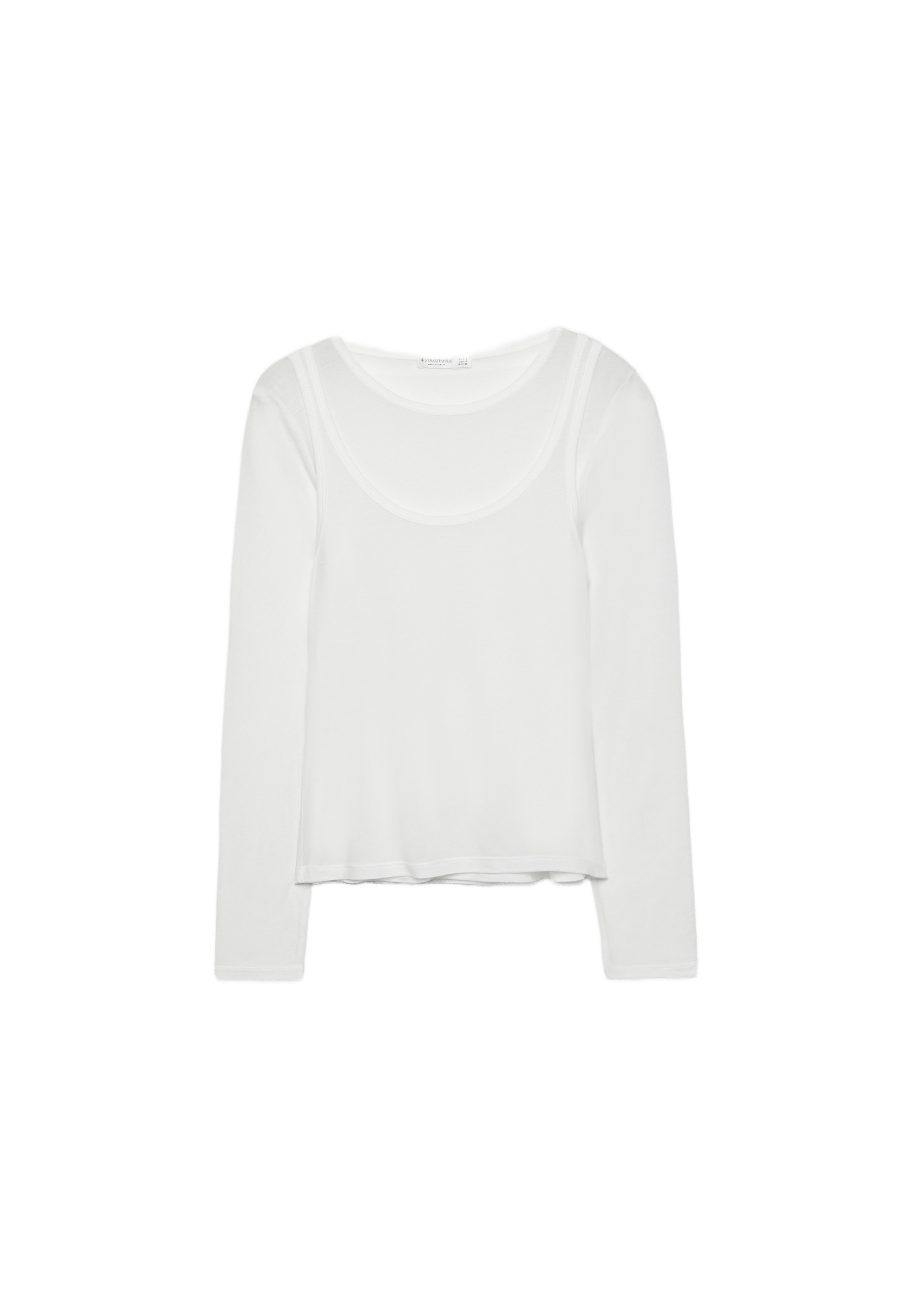 Ecocell double garment T-shirt — White
