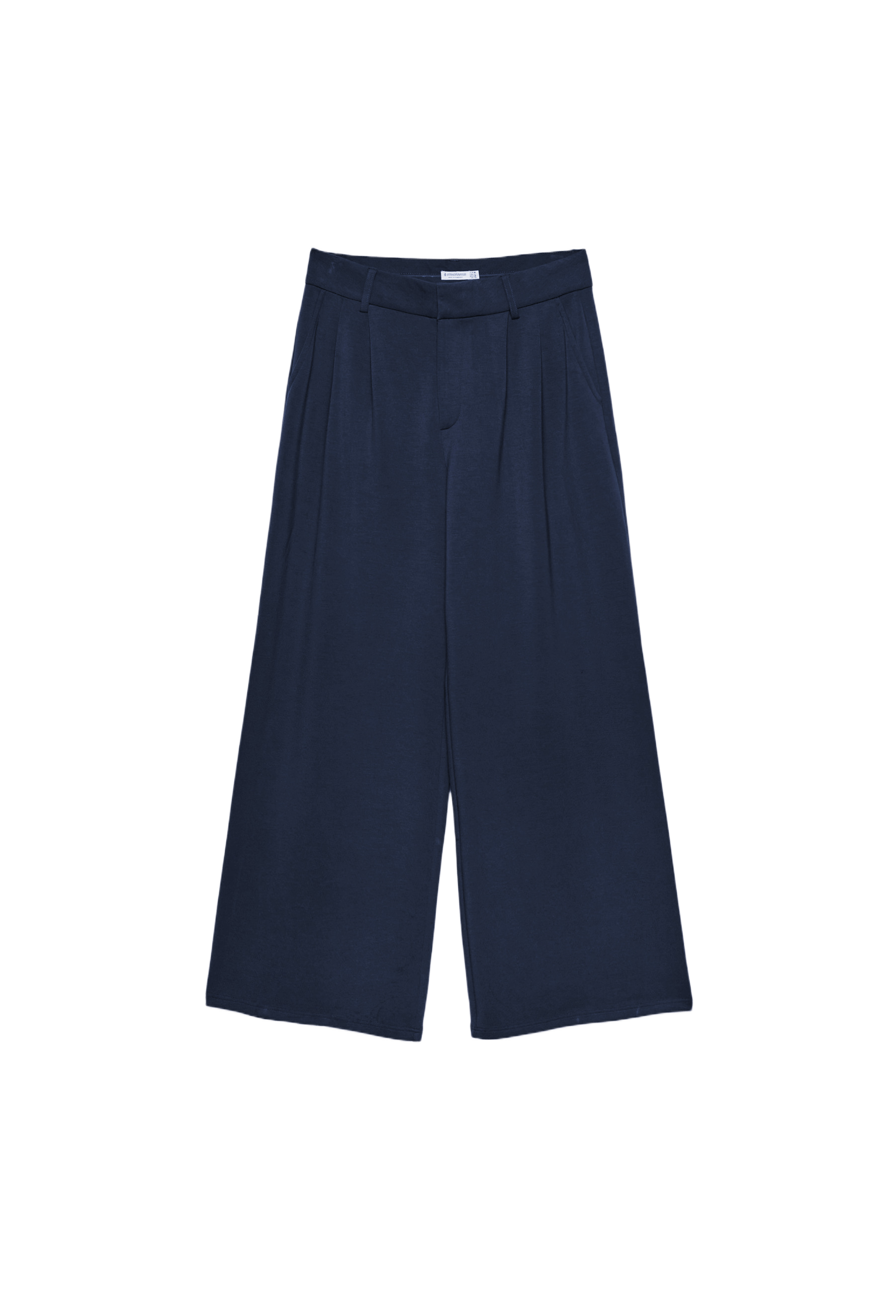 Soft-touch smart trousers — Navy blue