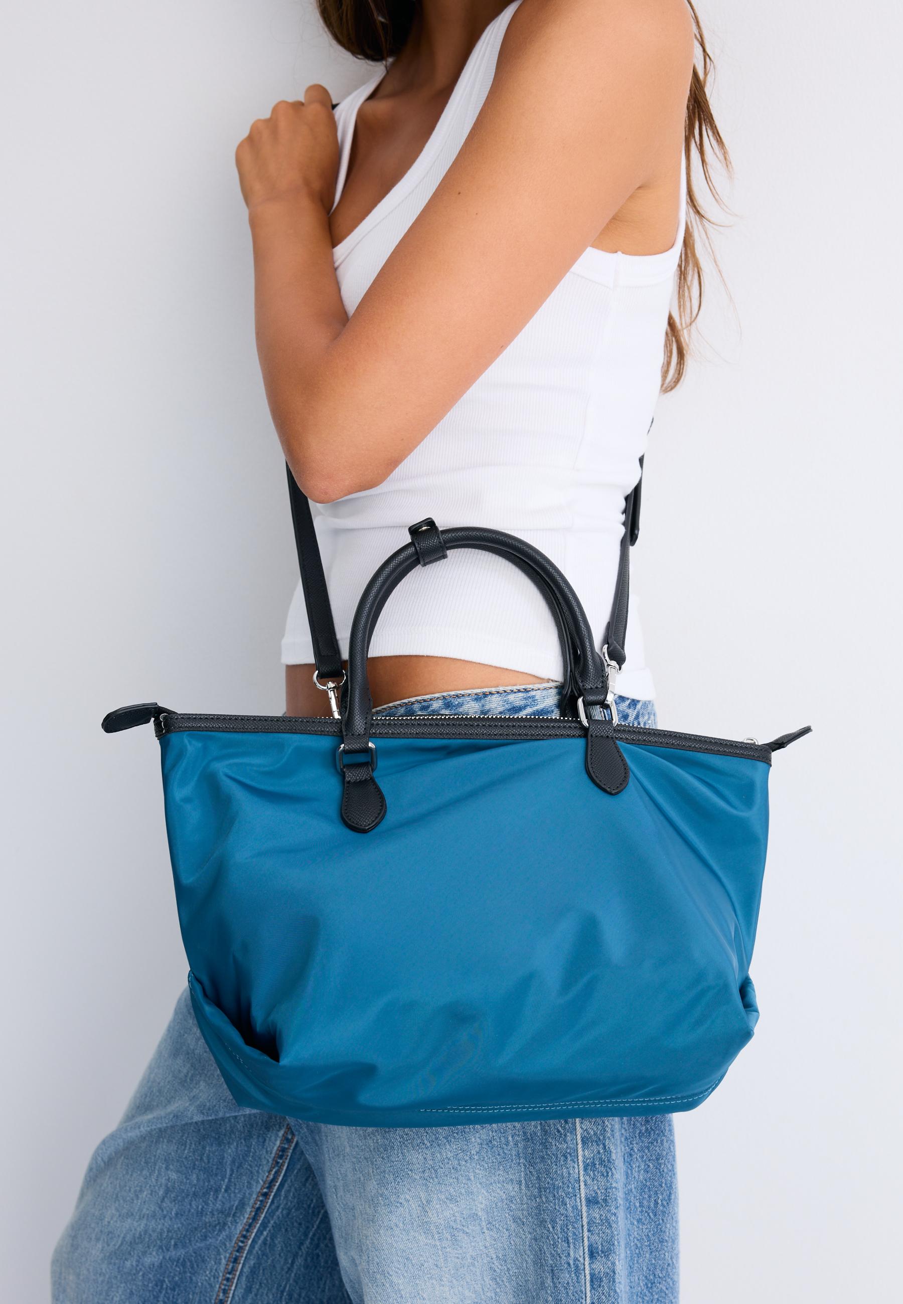 Zipped crossbody bag — Teal