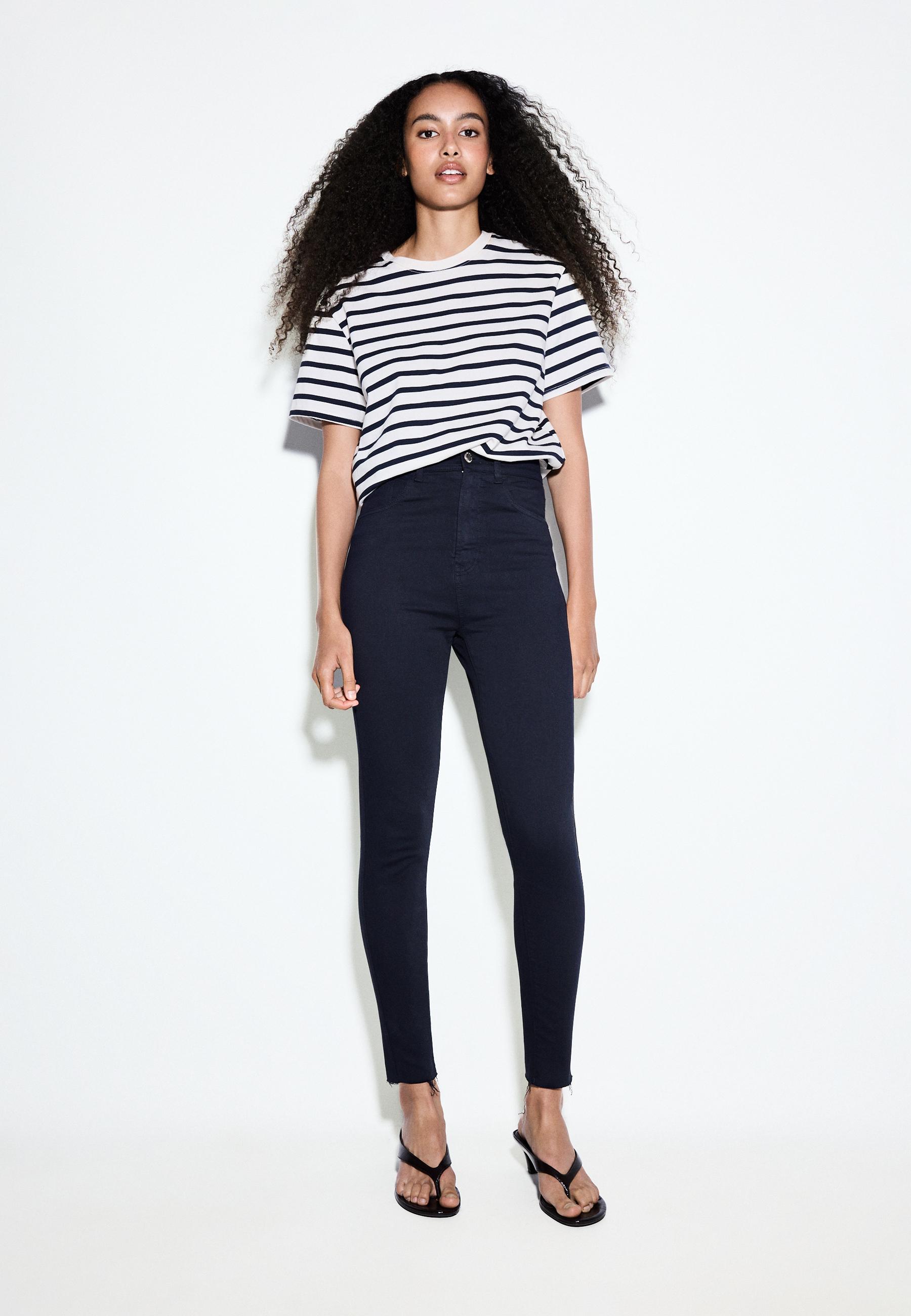 Super high-waist — Dark blue