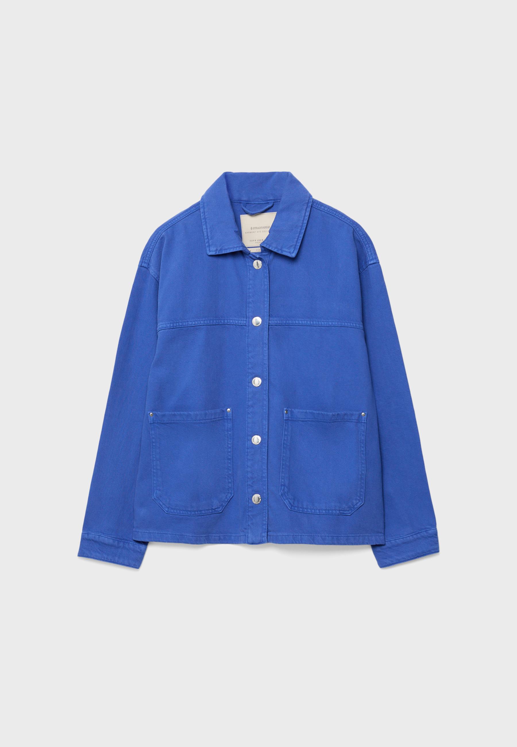 Patch pocket jacket — Electric blue
