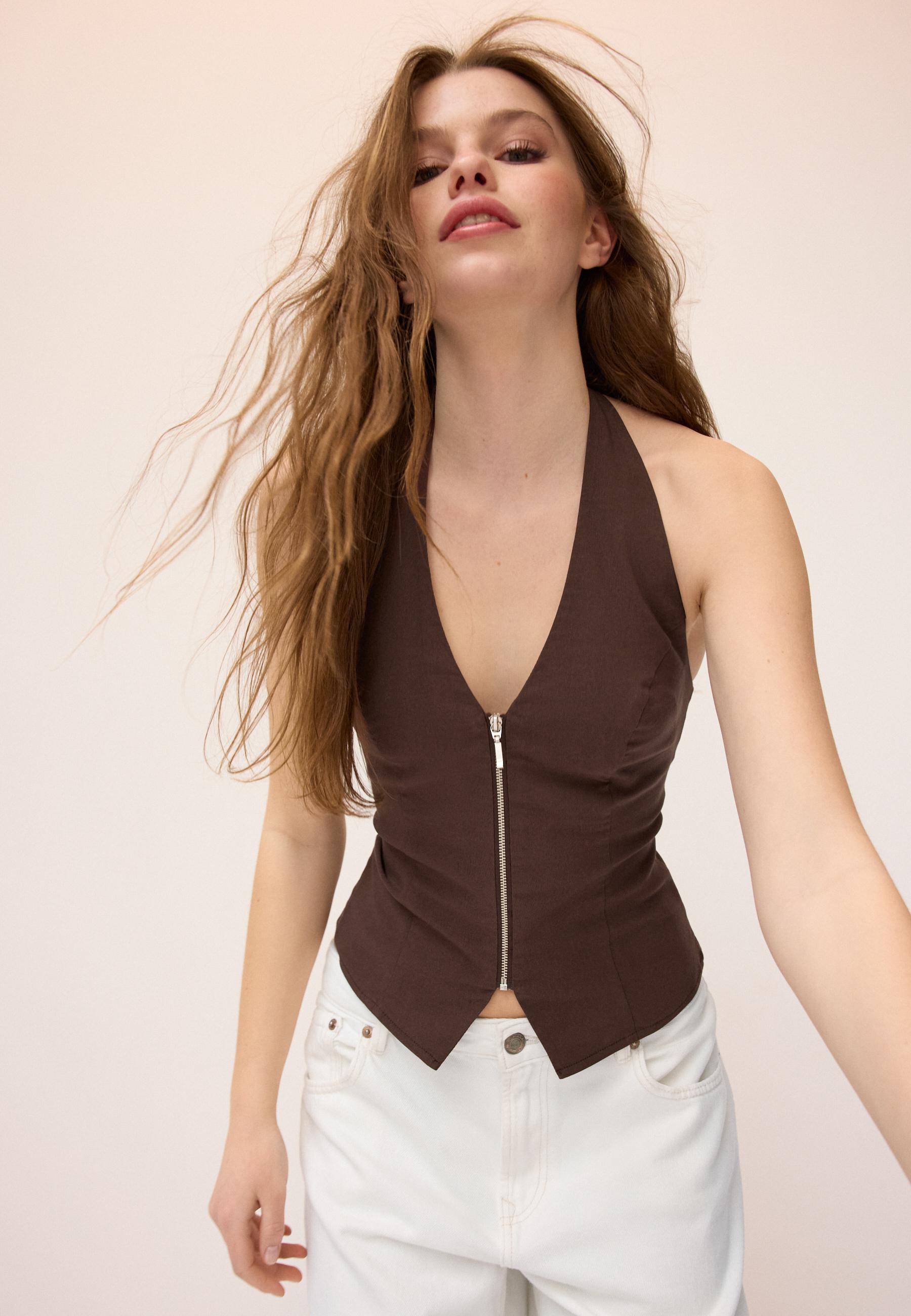 Bengalinden halter yaka üst - Görsel 2