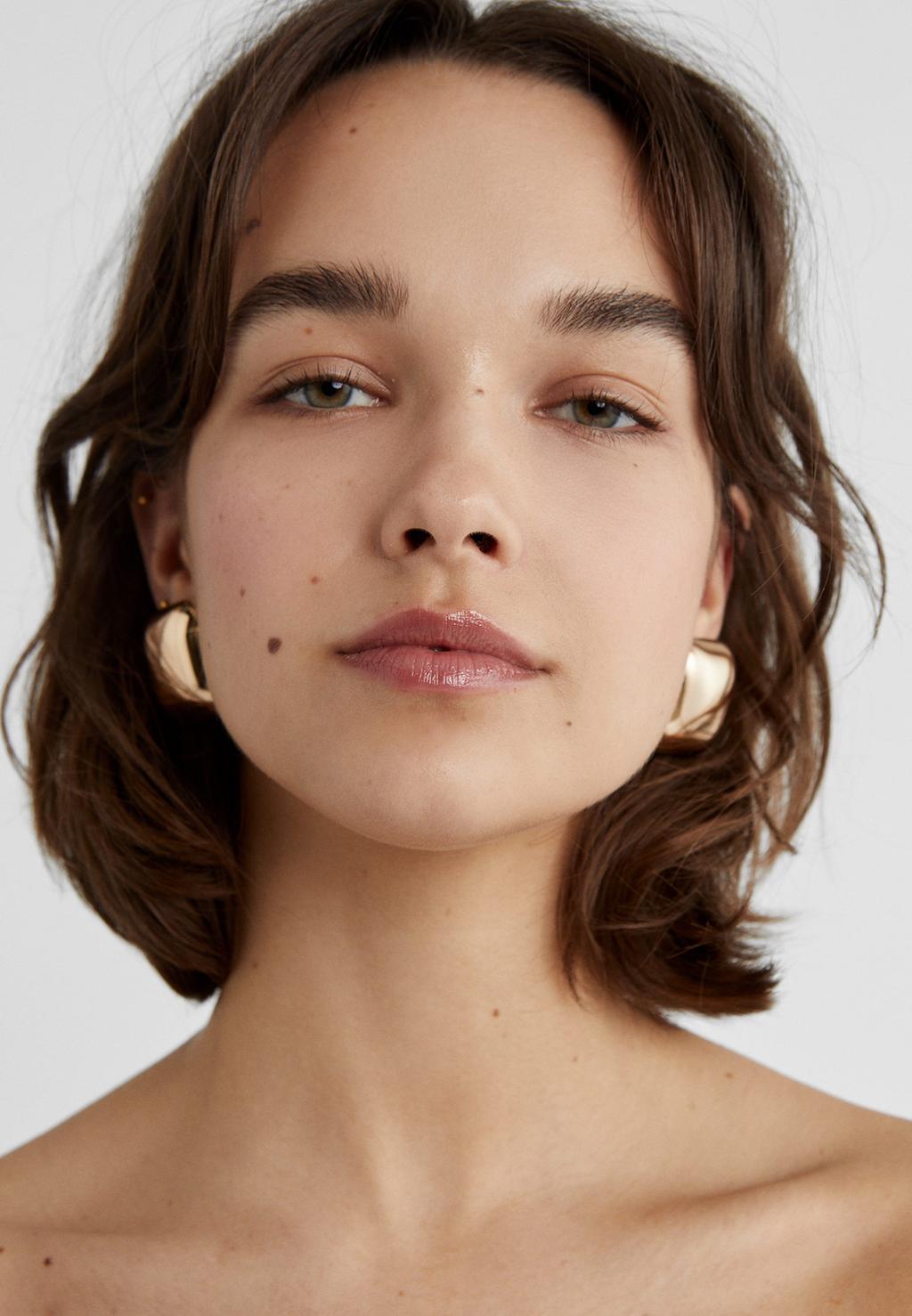 Boucles d’oreilles carrées épaisses