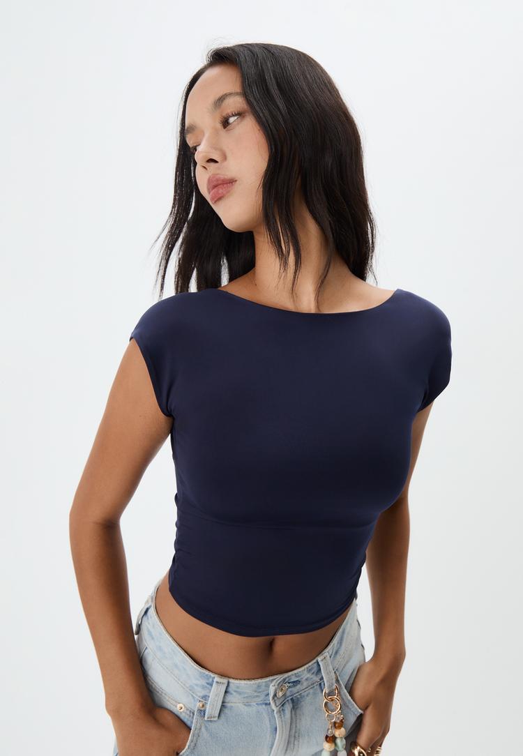 open back t shirt