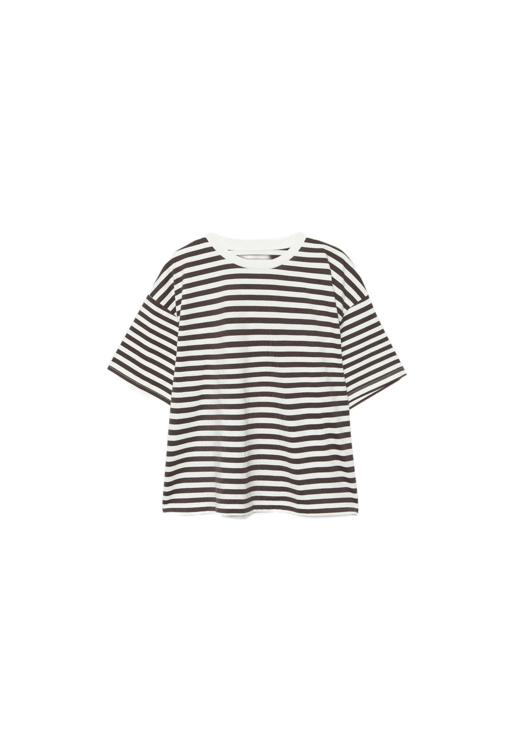 Boxy short sleeve T-shirt — Ecru