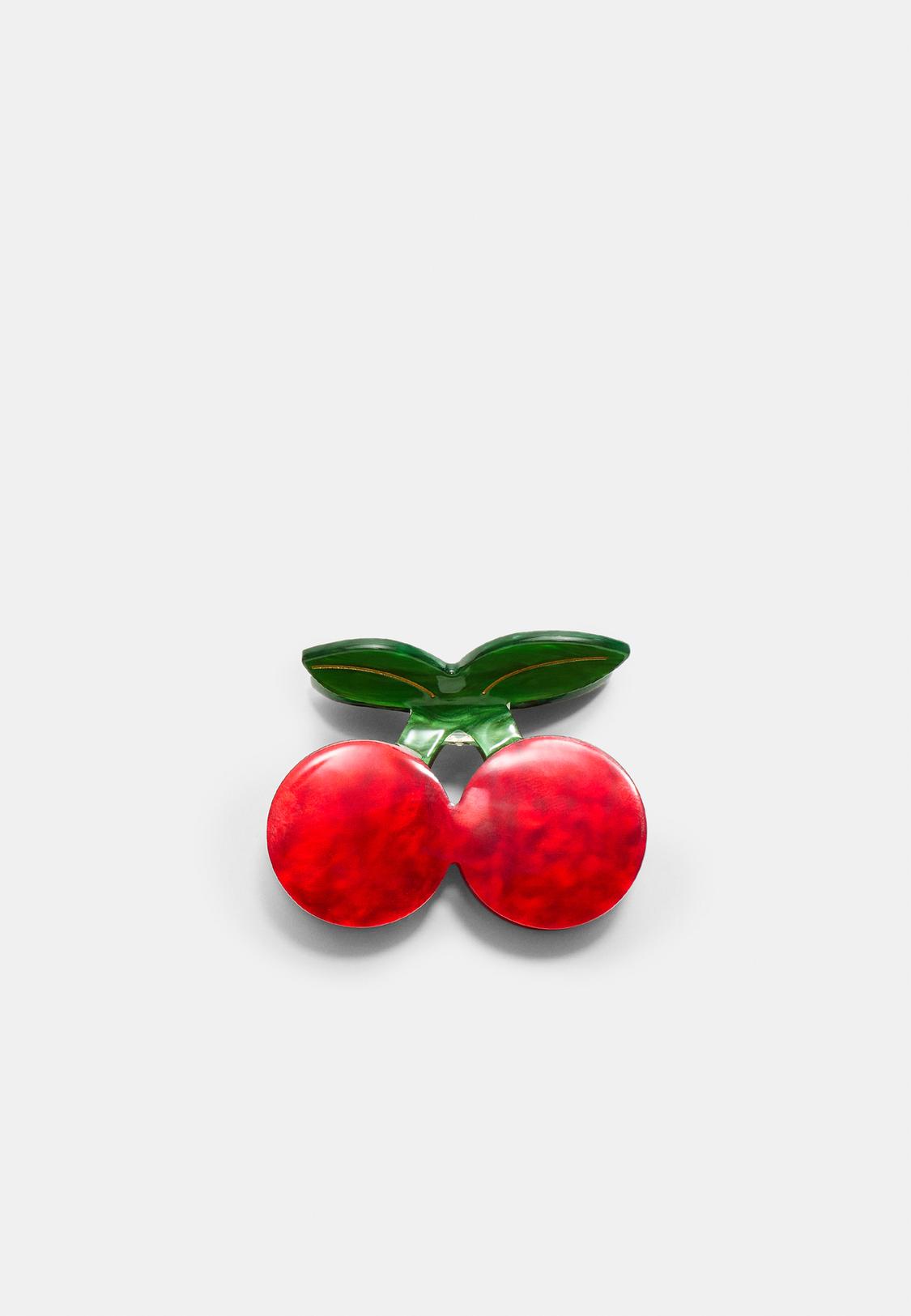 Cherry hair clip Women's fashion Stradivarius Azerbaijan