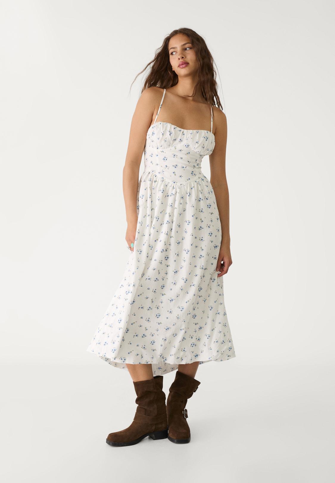 Robe longue imprimée - Main Image