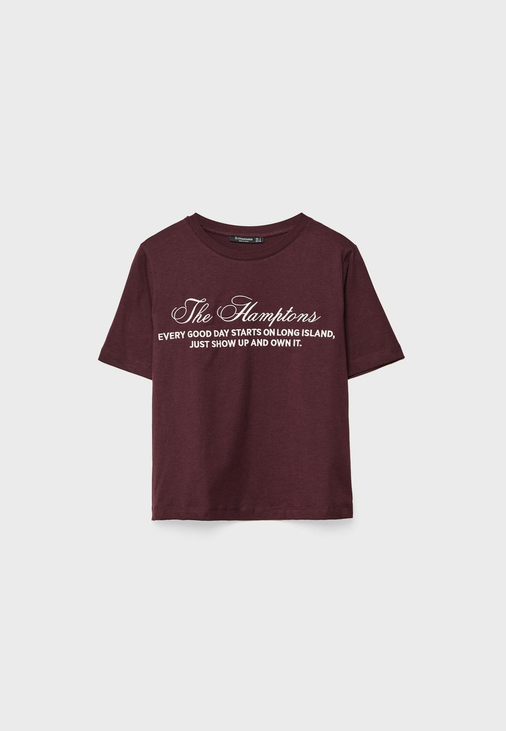 Camiseta bordada