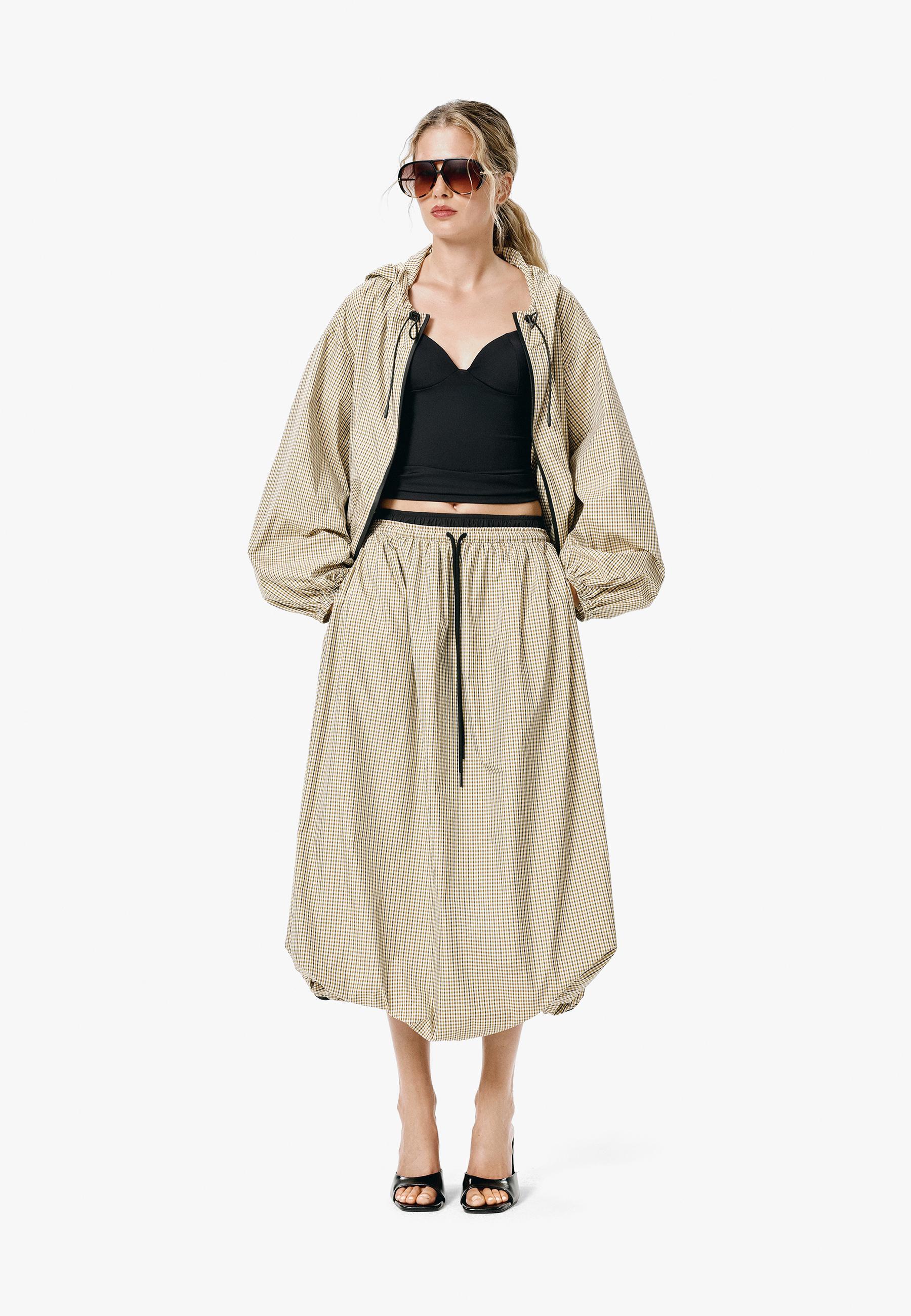 Stradivarius Ekose Balon Maxi Etek