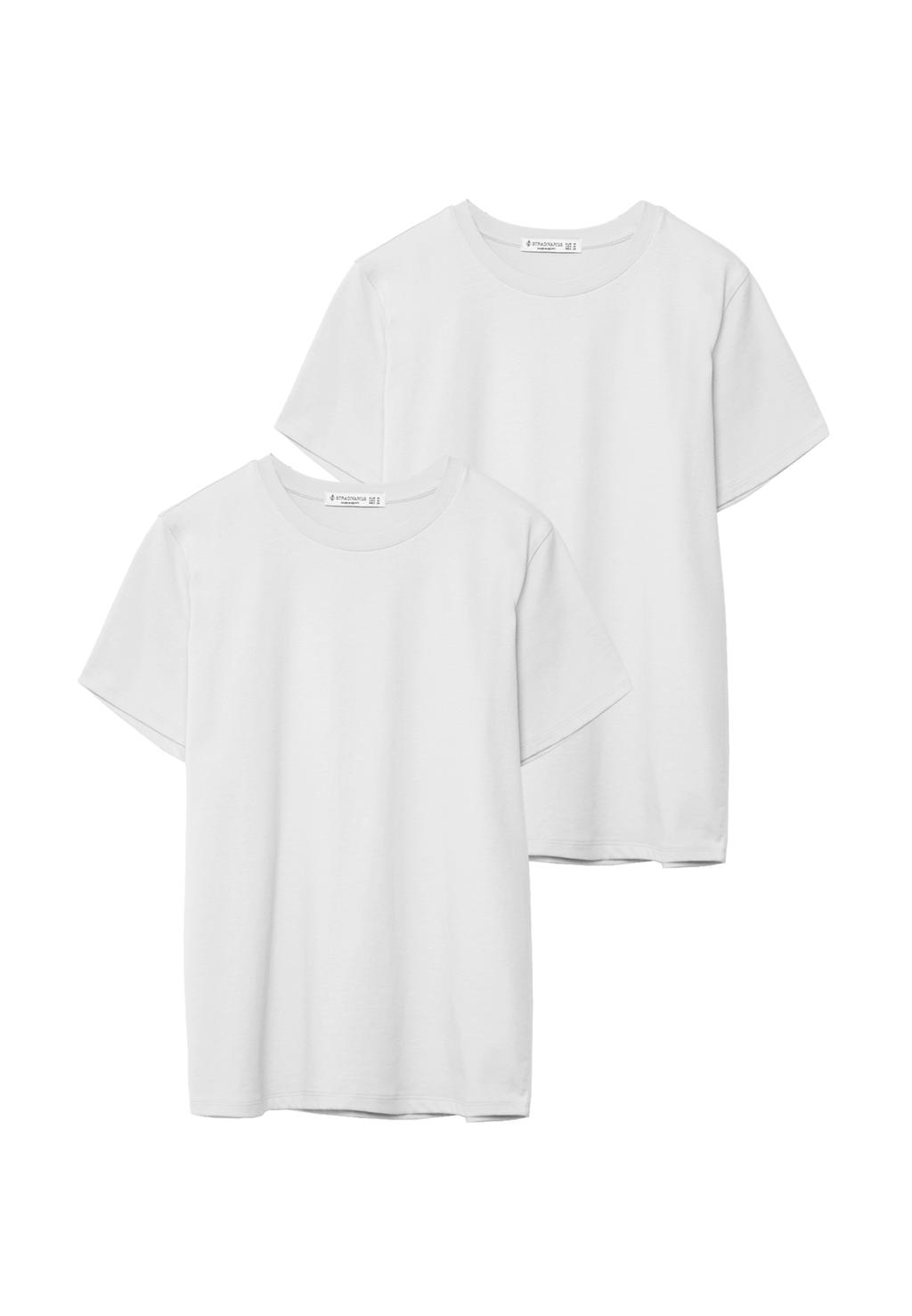 Pack 2 magliette basic regular fit collo rotondo