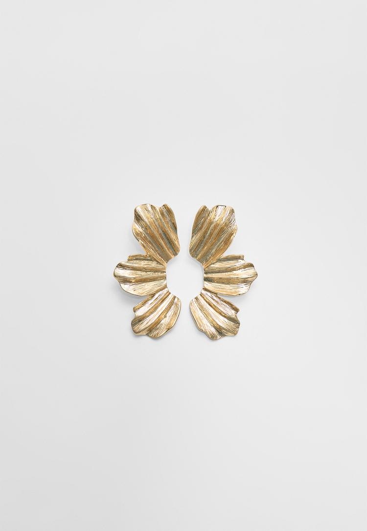 pendientes petalos