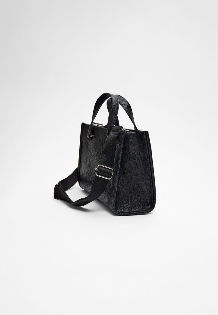 bolso tote cremallera