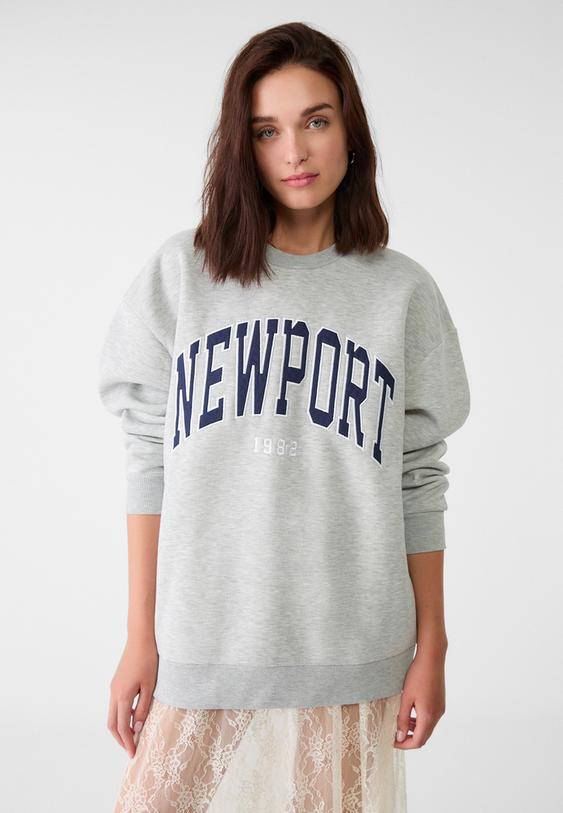 Sudaderas Stradivarius Rebajas Yale Sudaderas Stradivarius Mujer - Main Image