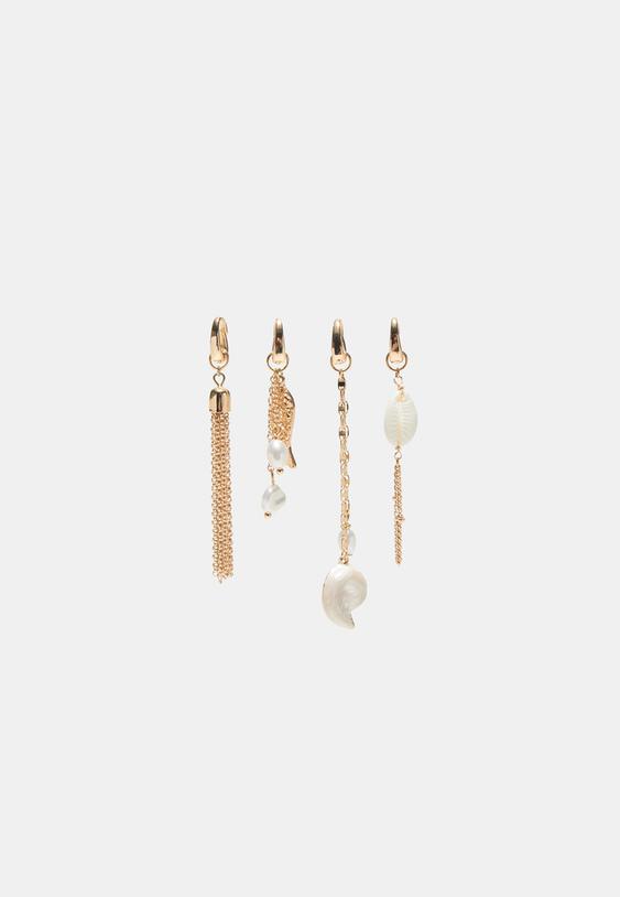 set 4 charms bikini pez