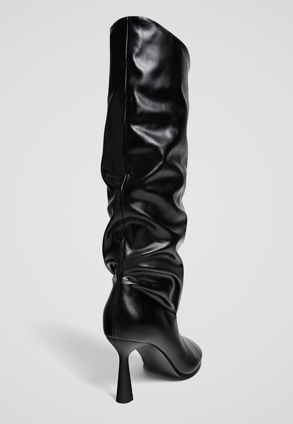 Wide Fit Botas Altas Mujer Stradivarius Bota Alta Calcetin