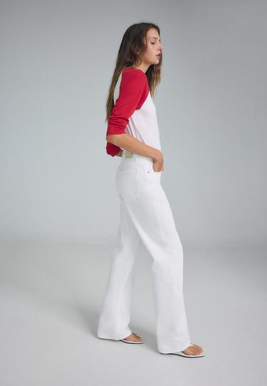 D92 Wide-leg jeans — White 2