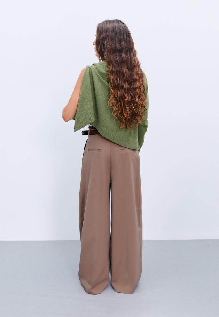 pantalon maxi pinza cinturon
