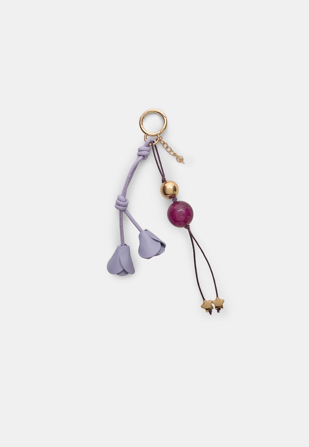 Llavero charm flor