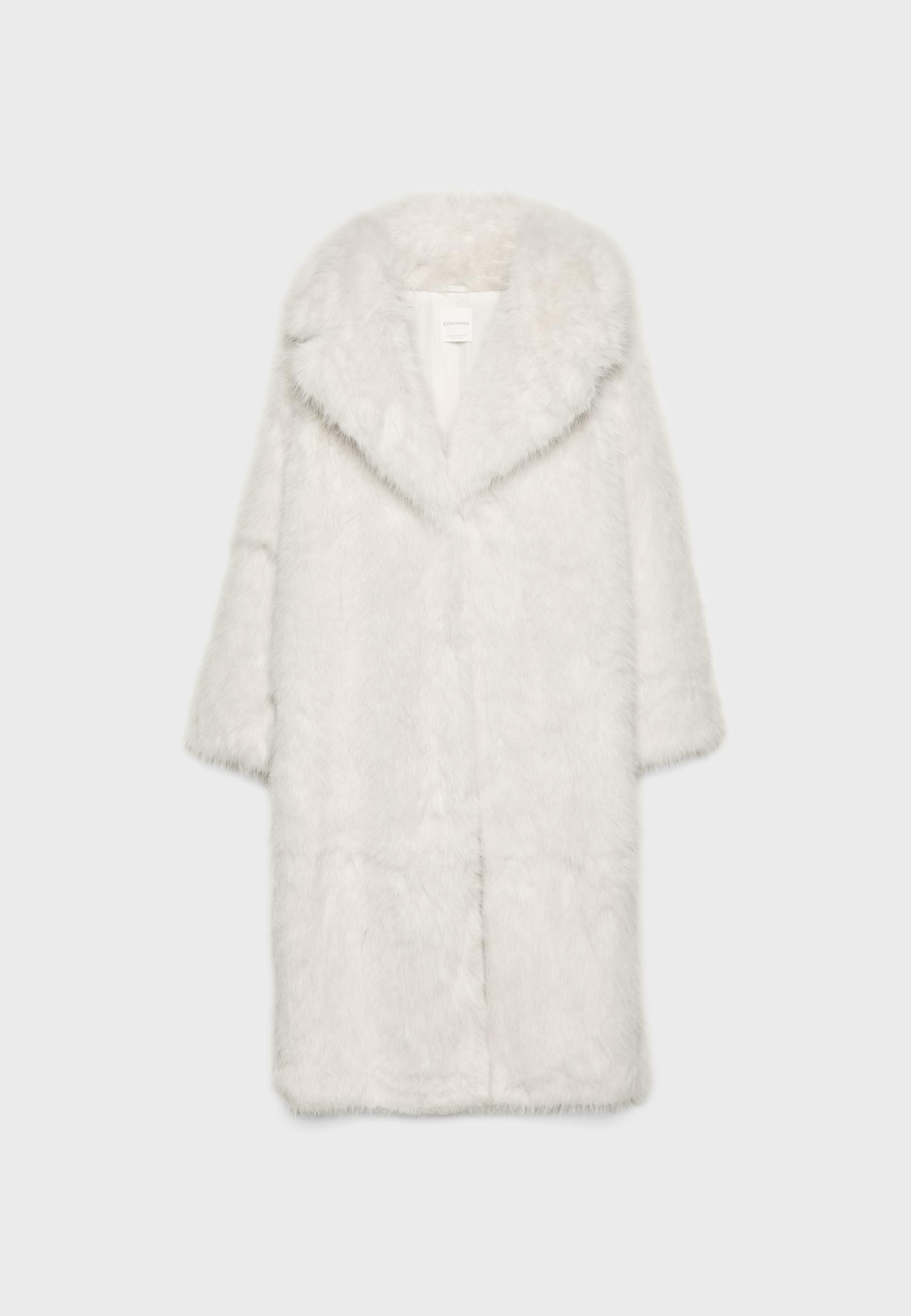Long Shaggy Faux Fur Coat - Women's fashion | Stradivarius United