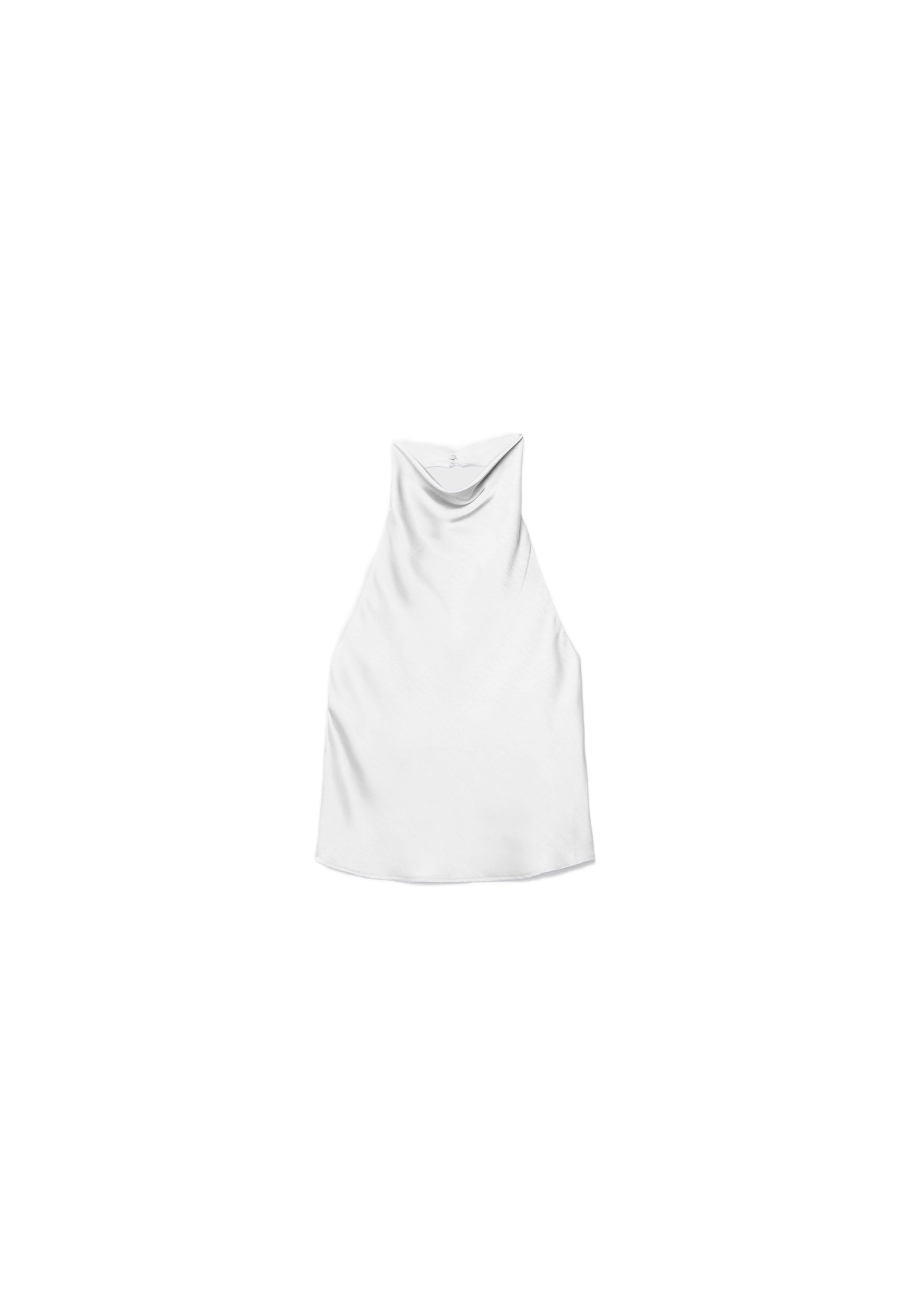 Saten halter top