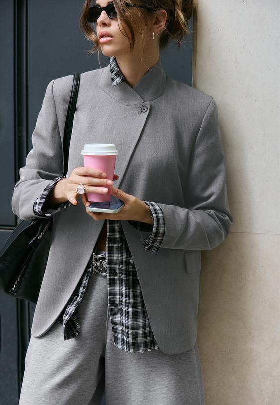 asymmetrische blazer