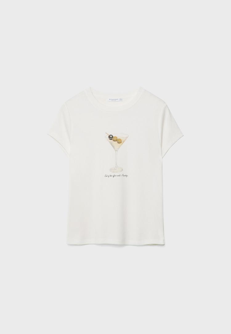 Desenli vücuda oturan t-shirt_5