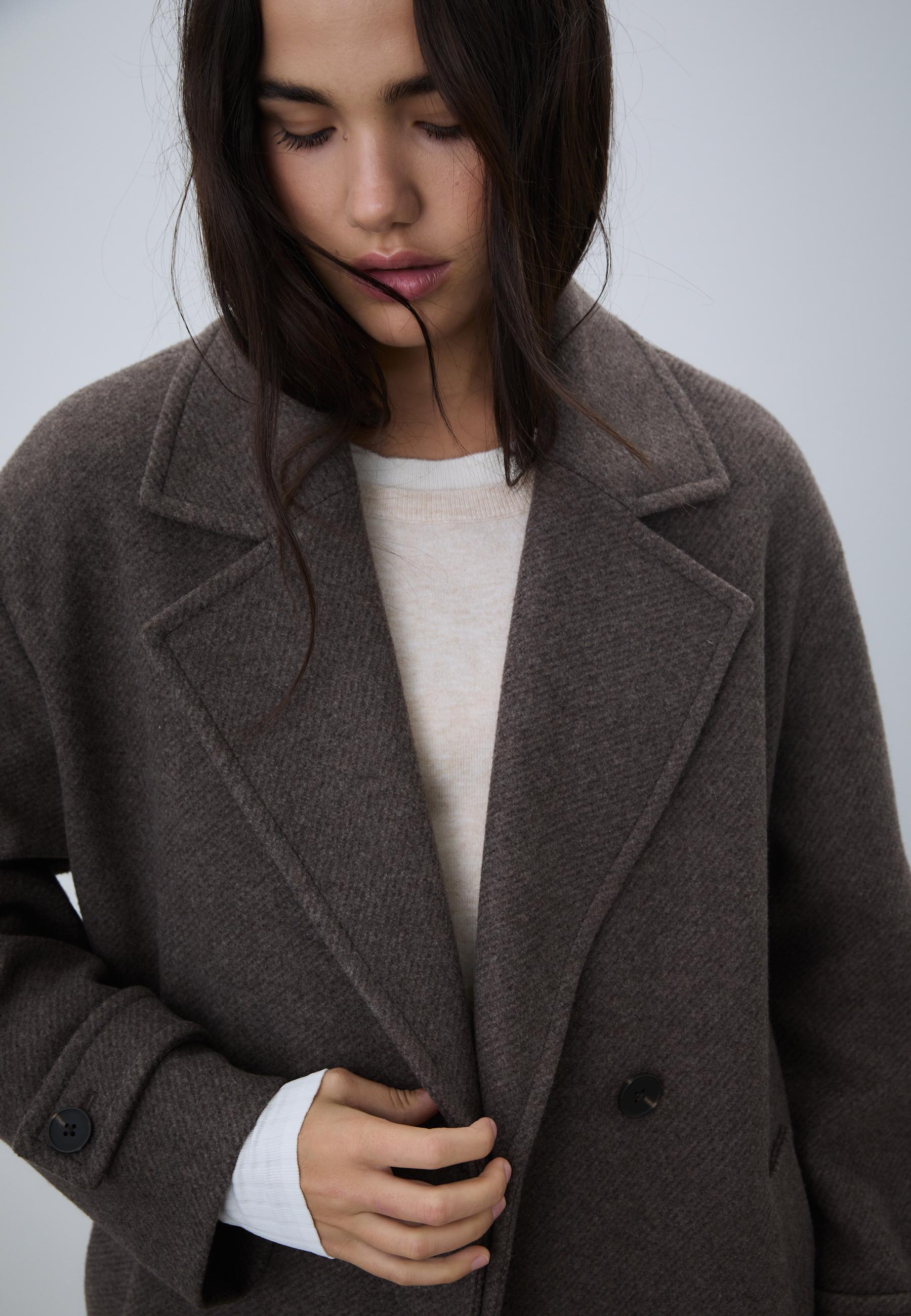 Long oversize coat - Women's fashion | Stradivarius Romania